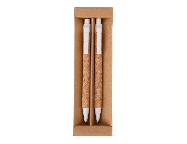 Kit Ecolgico Caneta e Lapiseira Cortia