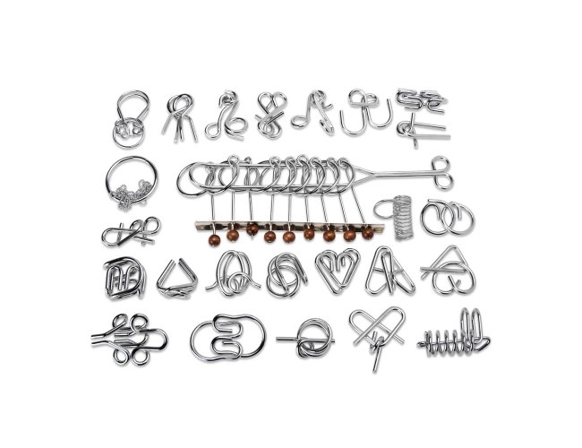 Kit Quebra-Cabeas Metal 25 Jogos