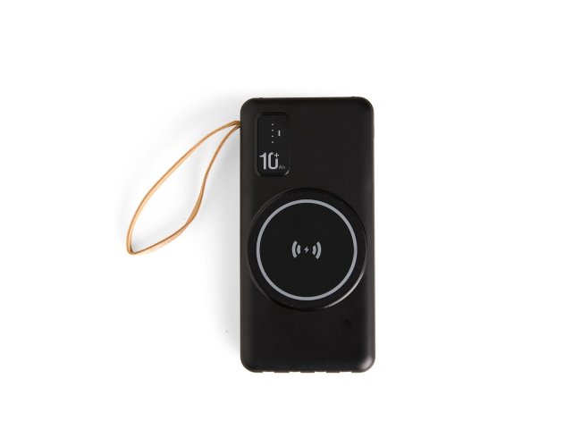 Power Bank 10.000mAh com Carregamento via Induo ou via Cabo