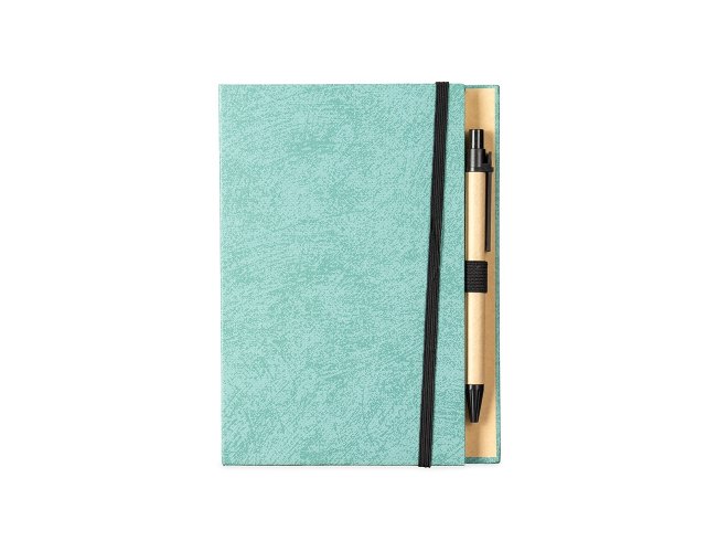 Bloco de Anotações com Autoadesivos e Caneta