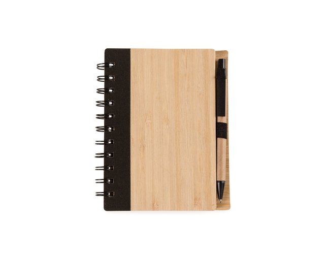 Caderno de Papel�o com Caneta