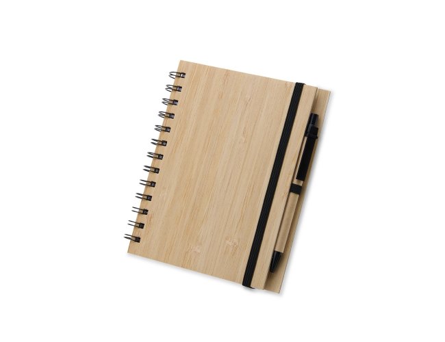 Caderno de Papel�o com Caneta