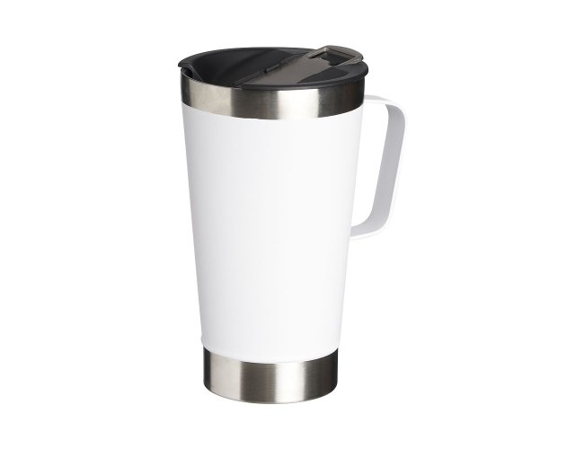 Caneca T�rmica Inox com Abridor 500ml