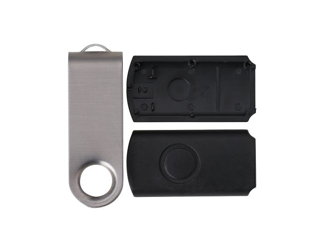 Carca�a Pen Drive Girat�rio Escovado