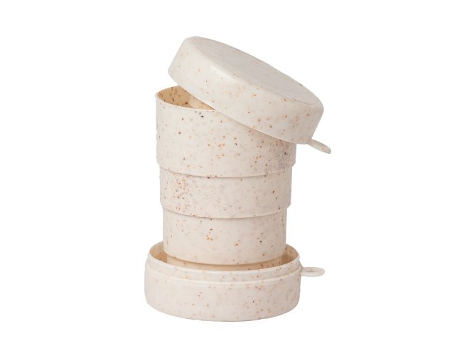 Copo Retr�til Fibra de Arroz 200ml