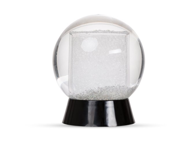 Globo de Neve Plástico