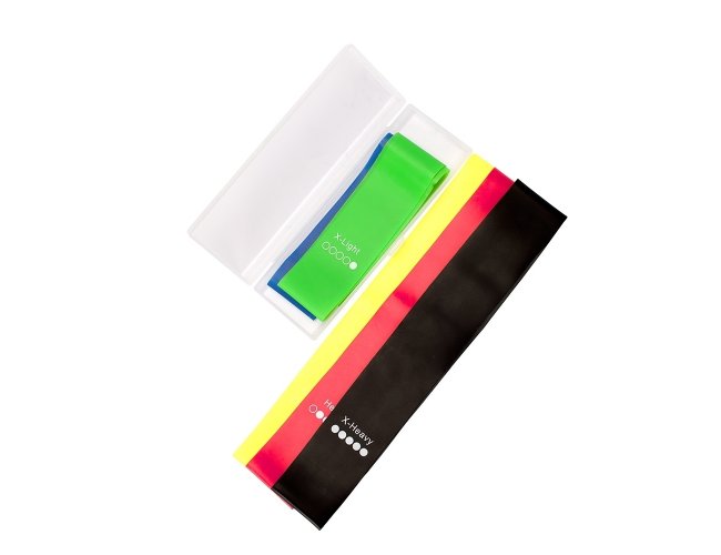 Kit Elásticos para Exercícios com 5 peças
