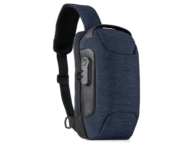 Mochila de Ombro USB Anti-Furto 7L