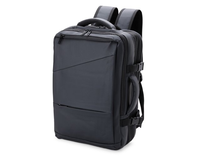 Mochila Expans�vel de Couro Sint�tico 36 Litros