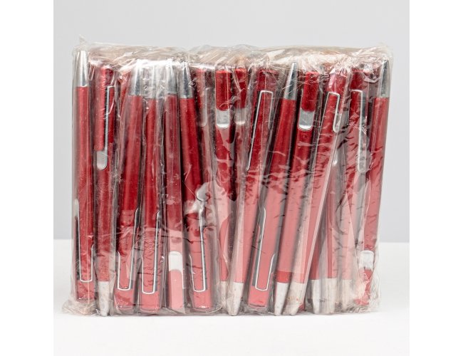 Pacote com Caneta Plástica