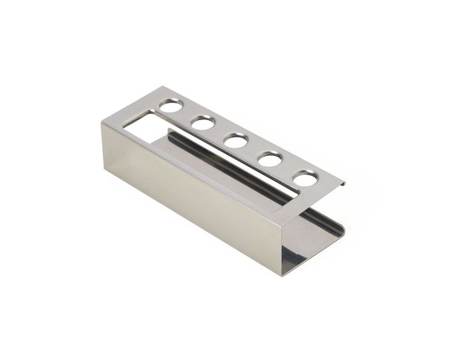 Porta Cartão Inox com Suporte Para Canetas