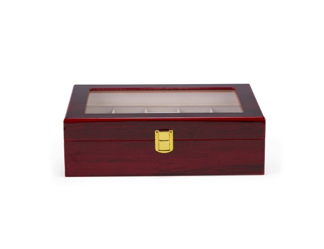 Porta-Relógios com 10 Divisórias