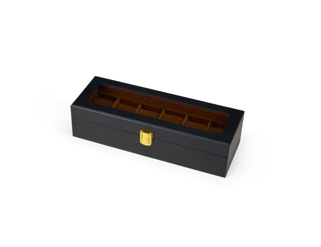 Porta-Rel�gios com 6 Divis�rias