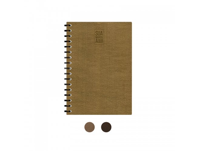 Caderno Wire-o Capa Sangha