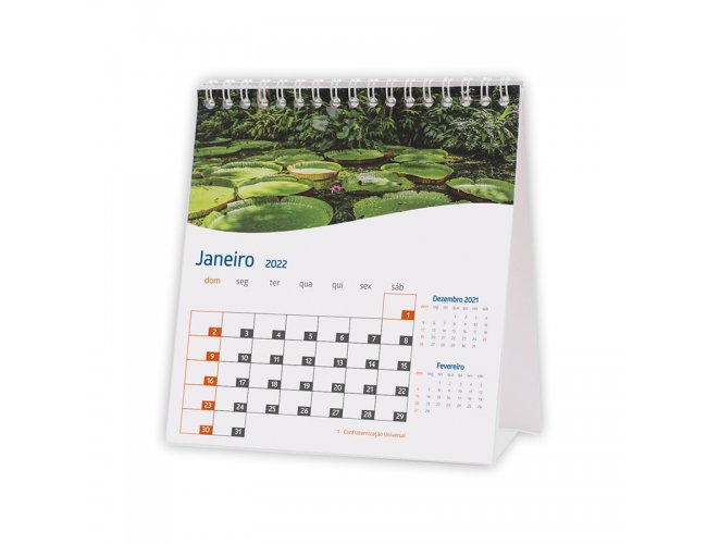 Calendrio Platinum (base flexvel) 7 Lminas