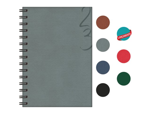 Agenda Diria Wire-o Capa Armani