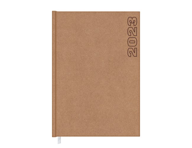 Agenda Semanal Encadernada Capa Kraft Lisos