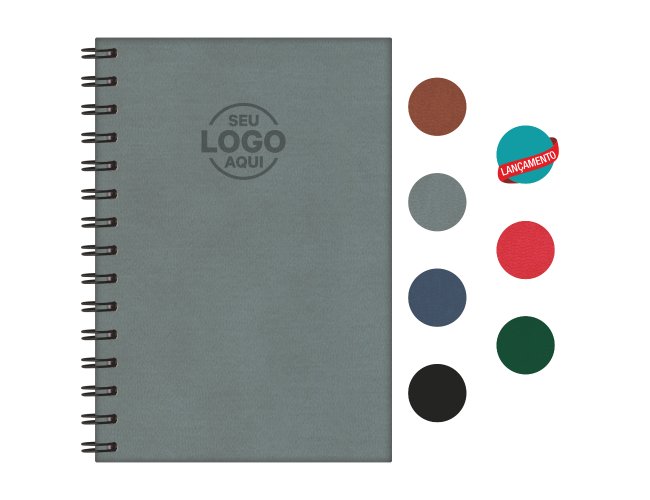 Caderno Wire-o Capa Armani