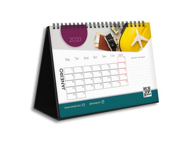 Calendrio Gold (Base Rgida)