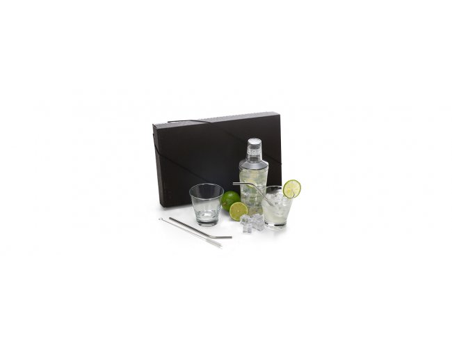 KIT PARA DRINKS COM COQUETELEIRA - 6 PS