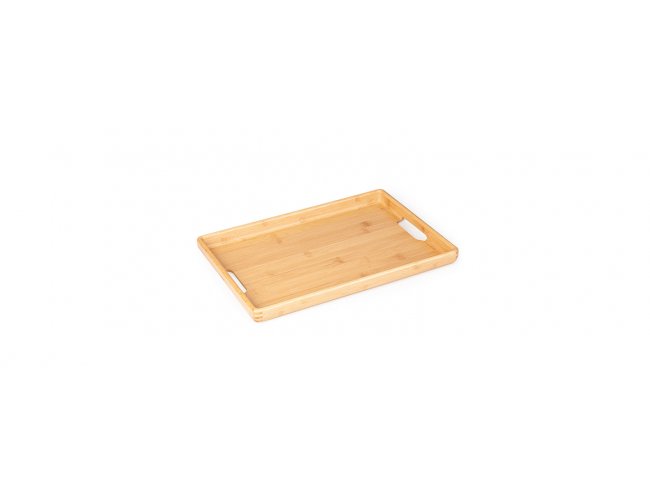 BANDEJA EM BAMBU PARA SERVIR - 40X28X3CM