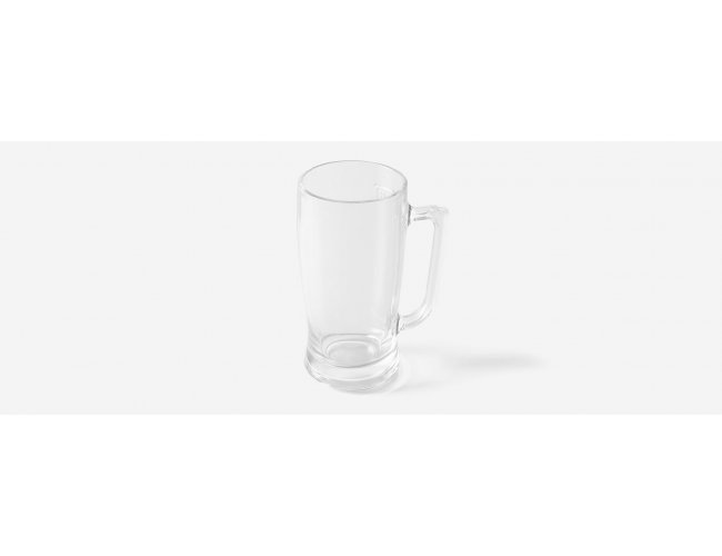 CANECA DE VIDRO P/  CHOPP / CERVEJA - 500 ML