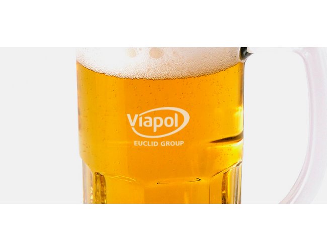 JOGO DE CANECAS DE VIDRO P/ CERVEJA 340 ML - 2 PS