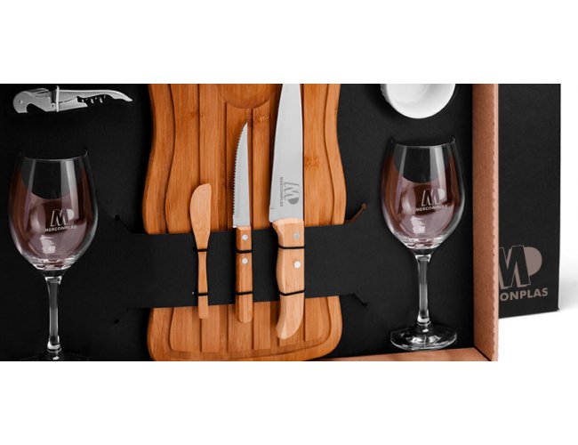 KIT PETISCO, COZINHA E VINHO - 8 PS