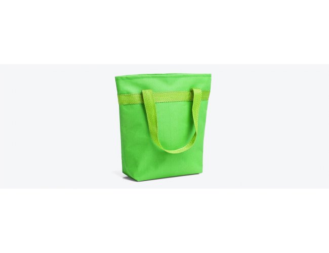 SACOLA TRMICA EM NYLON 600 - VERDE - 5L - 20,5X8X27CM