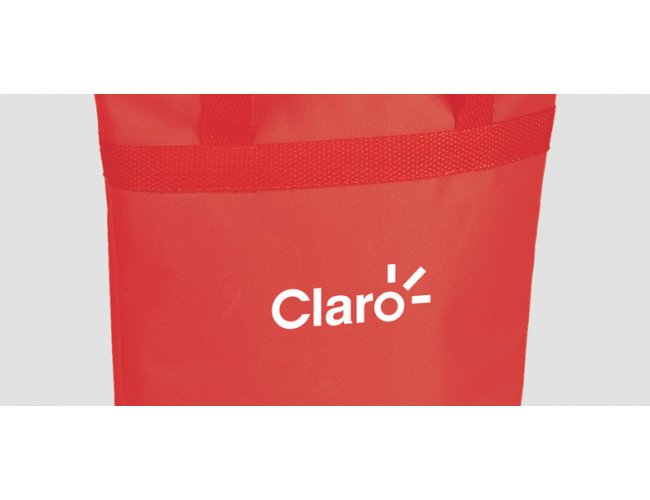 SACOLA TRMICA EM NYLON 600 - VERMELHA - 5L - 20,5X8X27CM