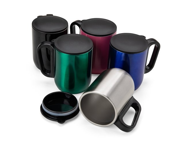 Caneca Inox Parede Dupla 250 ml