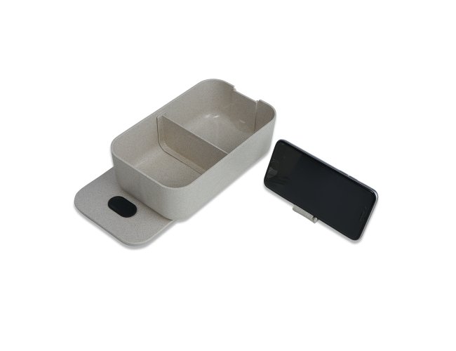 Marmita Plstica com Suporte Celular e Divisria
